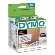 2 5/16" Width x 4" Length - Rectangle - Direct Thermal - White - 300 / Roll - 1 Roll