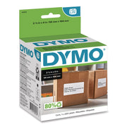 Dymo LW Shipping Labels - 2 1/8" Width x 4" Length - Rectangle - White - 220 / Roll