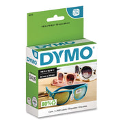 7/8" Width x 2" Length - Permanent Adhesive - Direct Thermal - White - 400 / Roll