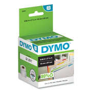 x 9/16" Width x 3 7/16" Length - Roll - Direct Thermal - White - 130 / Roll - 260 / Box