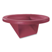 KatchAll Flatware Retriever, Round, 24" Diameter x 9h, 32/44 gal Capacity, Red