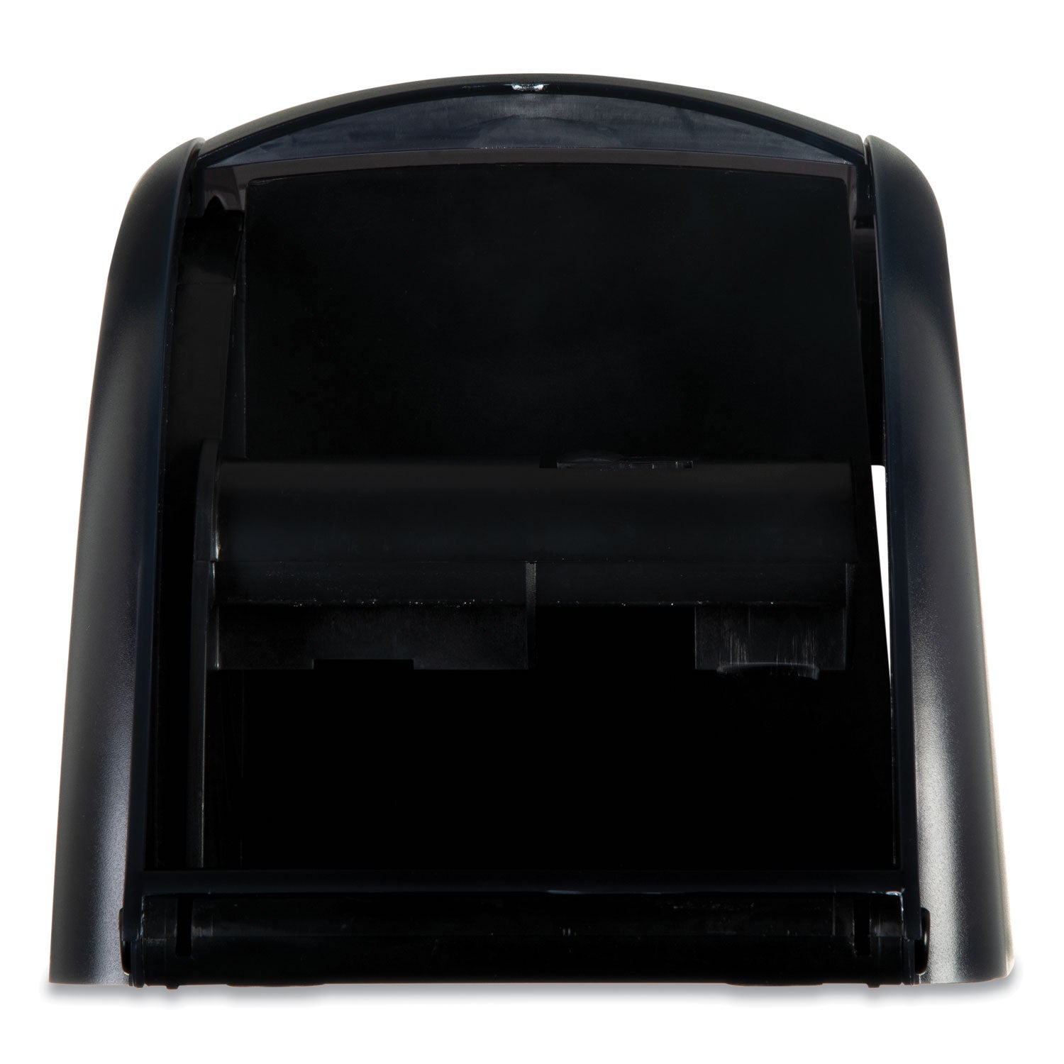 San Jamar Duett Standard Bath Tissue Dispenser - Roll Dispenser - 2 x Roll - 1.62" Roll Diameter - 12.8" Height x 7.5" Width x 7" Depth - Black - 1 Each