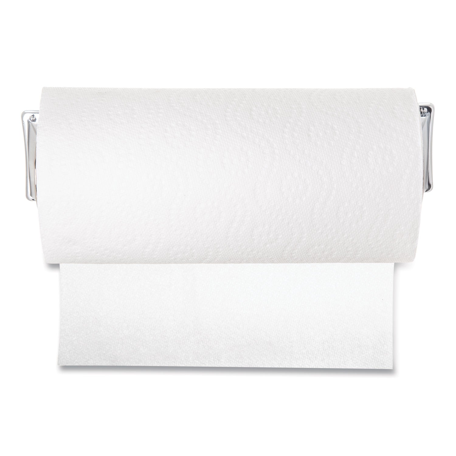 San Jamar Single Roll Towel Dispenser - Roll Dispenser - 1 x Roll - 2.9" Height x 13.2" Width x 4.6" Depth - Steel - Chrome - Durable, Perforated, Compact - 1 Each
