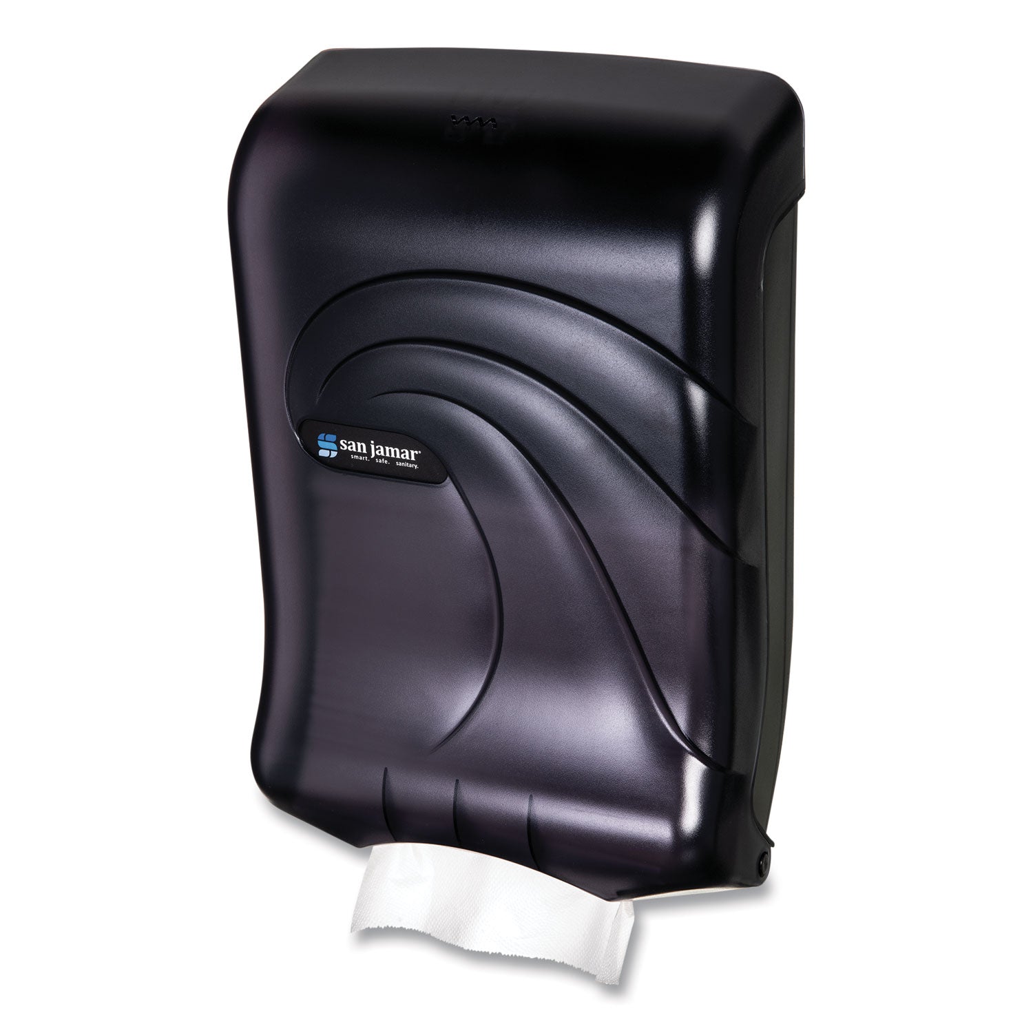 C Fold, Multifold, Touchless Dispenser - 450 x C Fold, 750 x Multifold - 18.7" Height x 11.7" Width x 6.3" Depth - Plastic - Black - Transparent, Touch-free, Durable, Impact Resistant - 1 Each