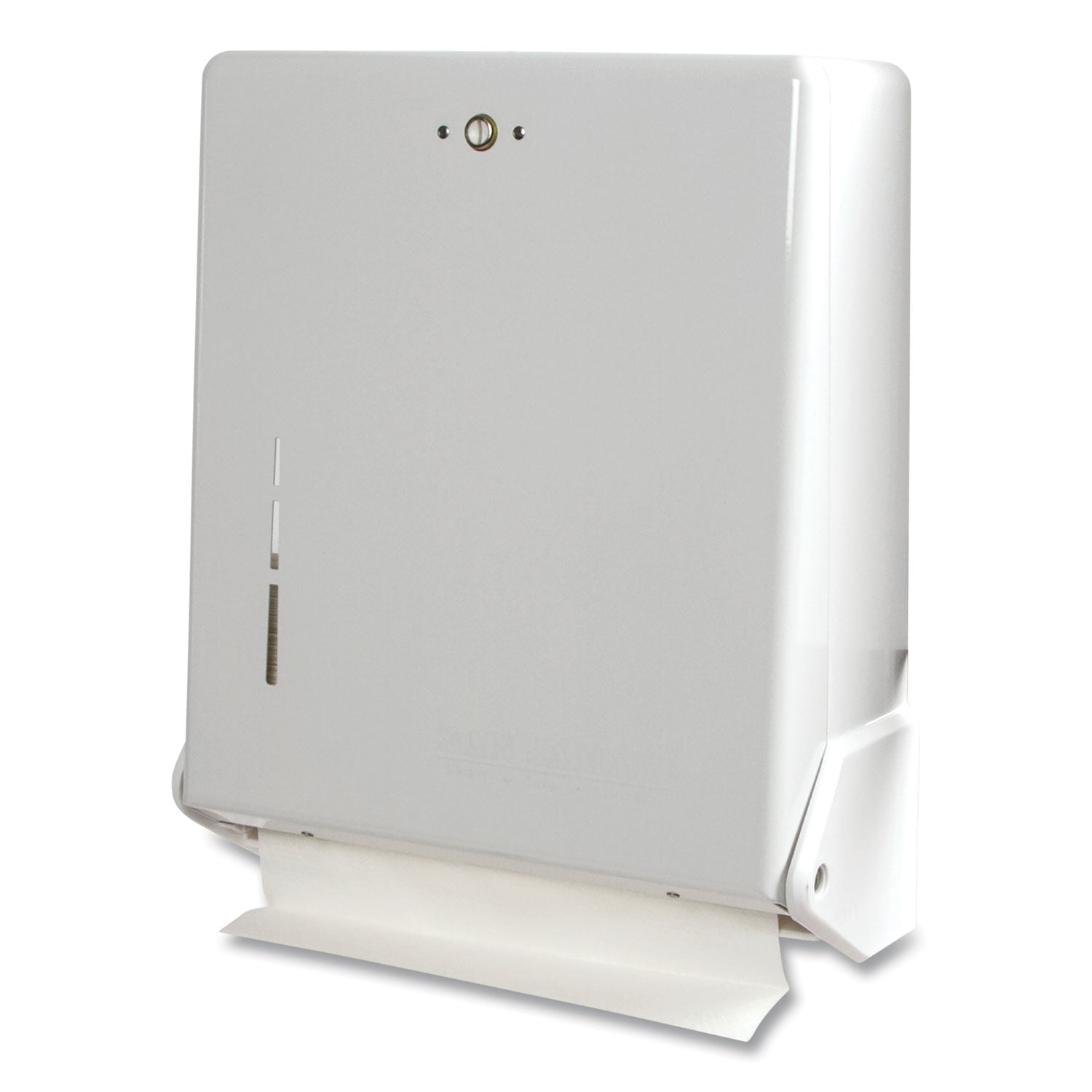 C Fold, Multifold Dispenser - 300 x Towel C Fold, 500 x Towel Multifold - 14.5" Height x 11.6" Width x 5" Depth - Metal, Plastic - White - Touch-free, Break Resistant, Impact Resistant - 1 Each