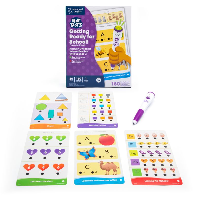 Hot Dots® Jr. Getting Ready for School! Set with Ace Pen