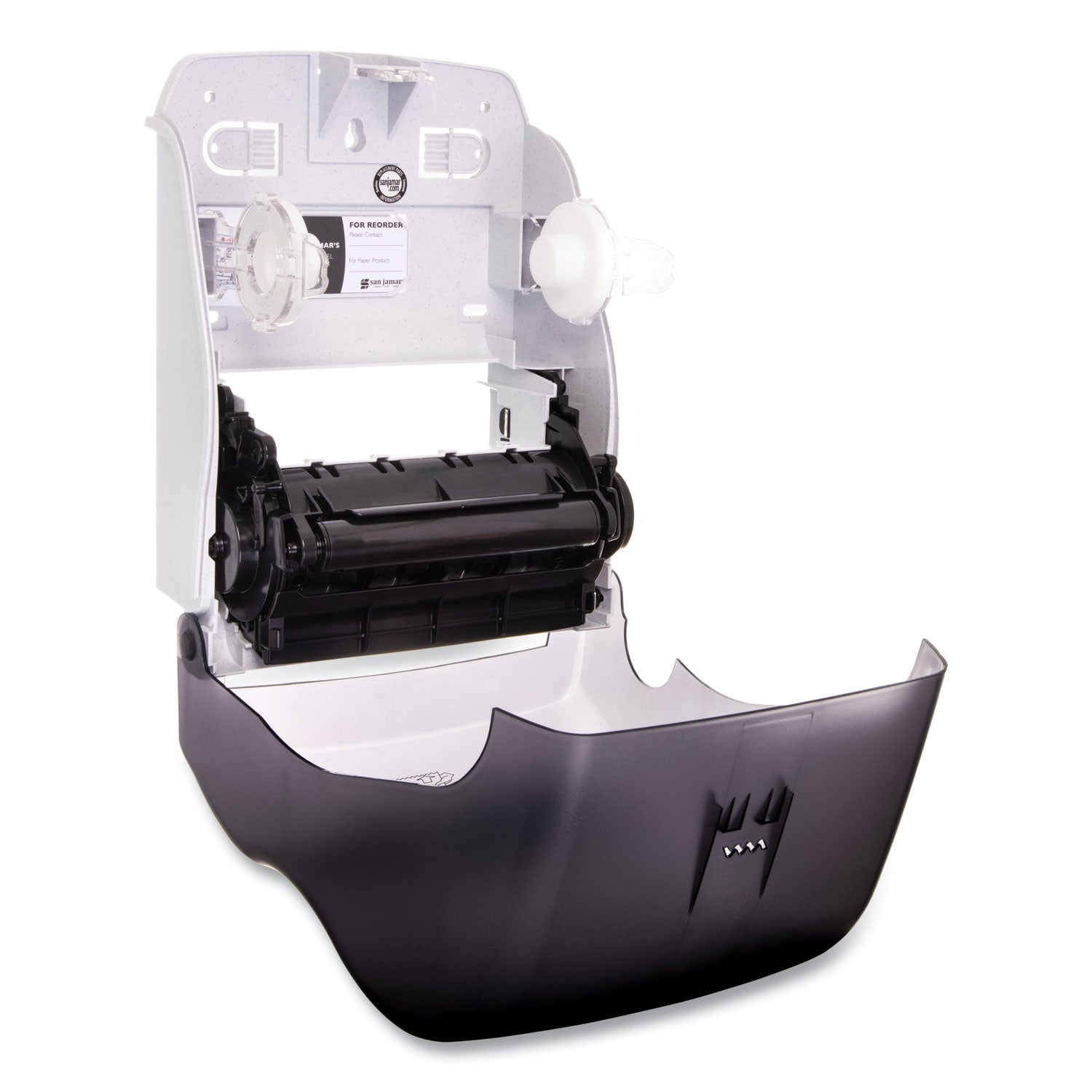 Touchless Dispenser - 1 x Roll - 15.1" Height x 12.4" Width x 9.3" Depth - Black Pearl - Easy-to-load - 1 Each