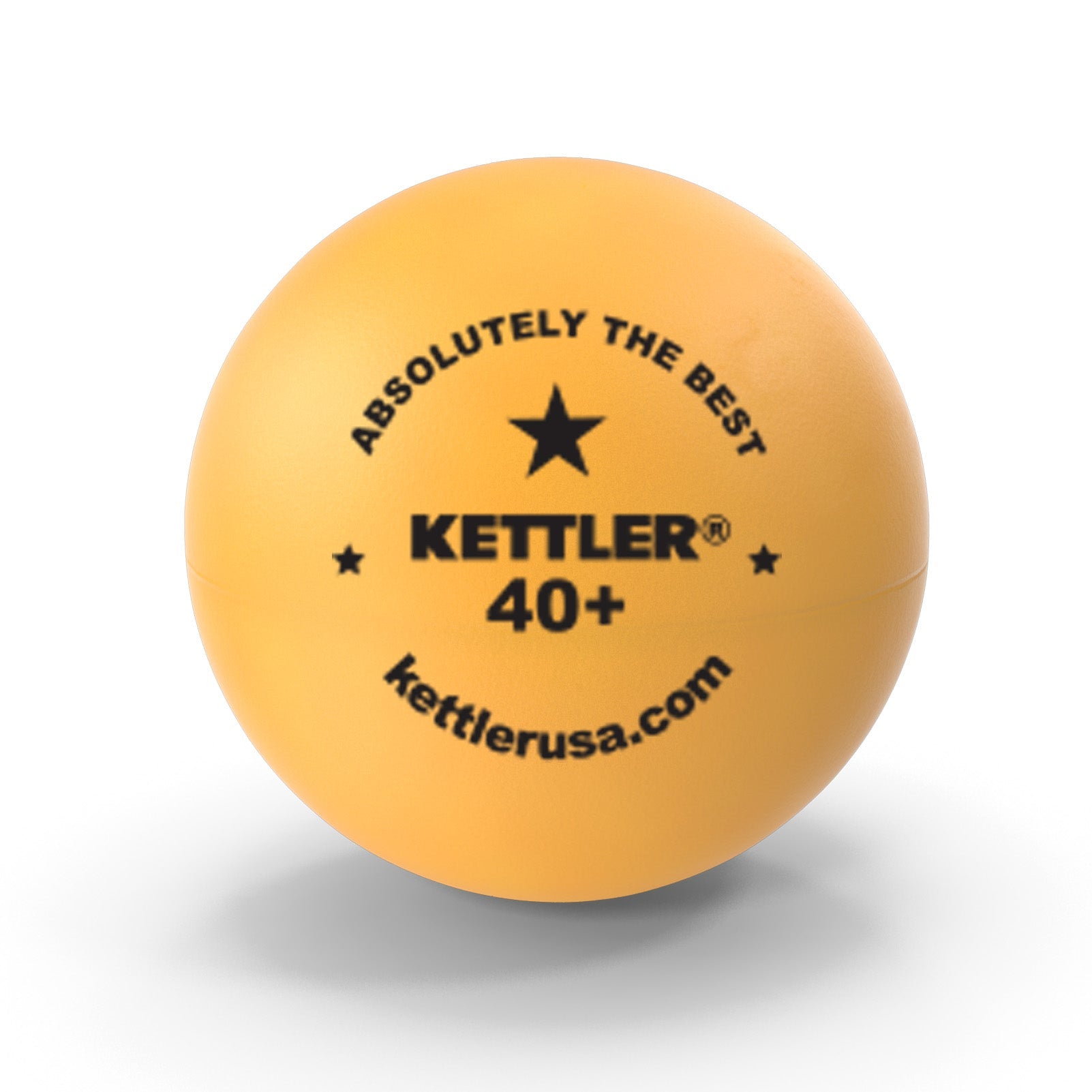 Kettler® Orange 1-Star Table Tennis Balls, 6-Pack