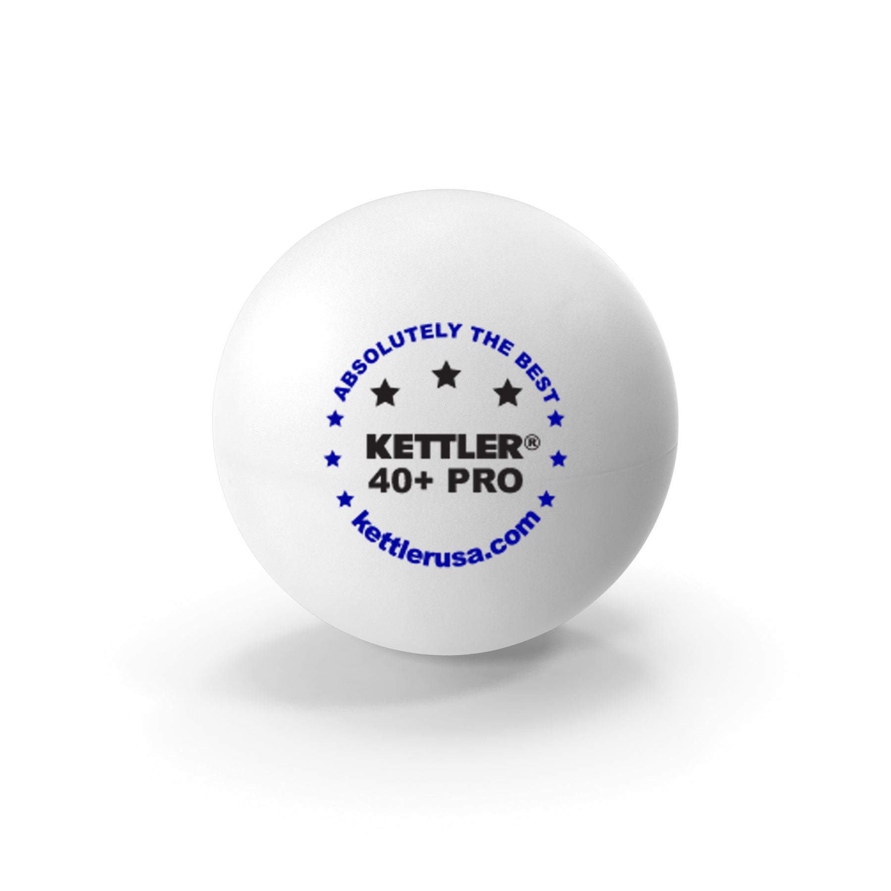 Kettler® White 3-Star Table Tennis Balls, 6-Pack