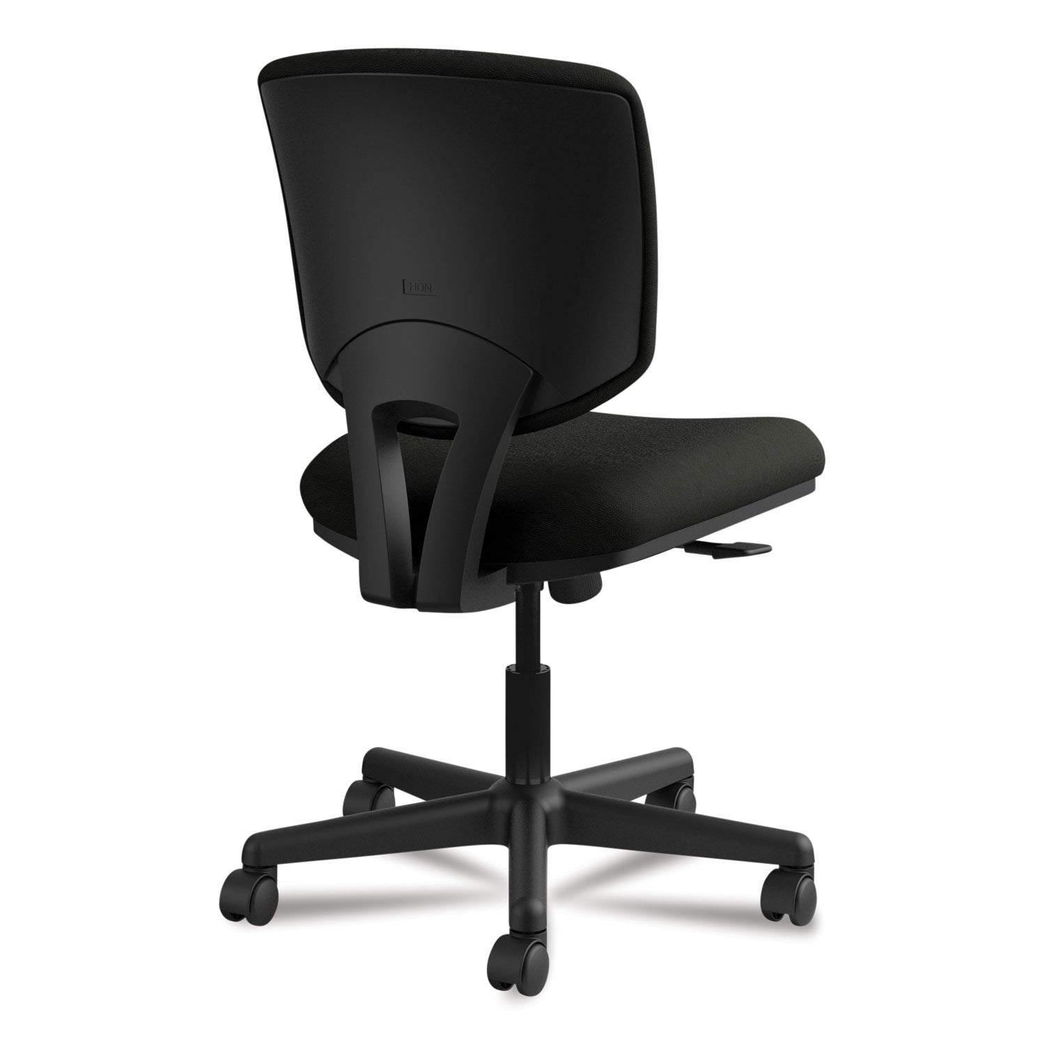 HON Volt Chair - Black Seat Color - Bonded Leather Seat Material - Black Back Color - Bonded Leather Back Material - Black Frame Color - Low Back - 5-star Base - Black - 1 Each