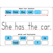Touch-Stik™ Phonics Tiles & Mat, Sentence Building Set, 100 Tiles