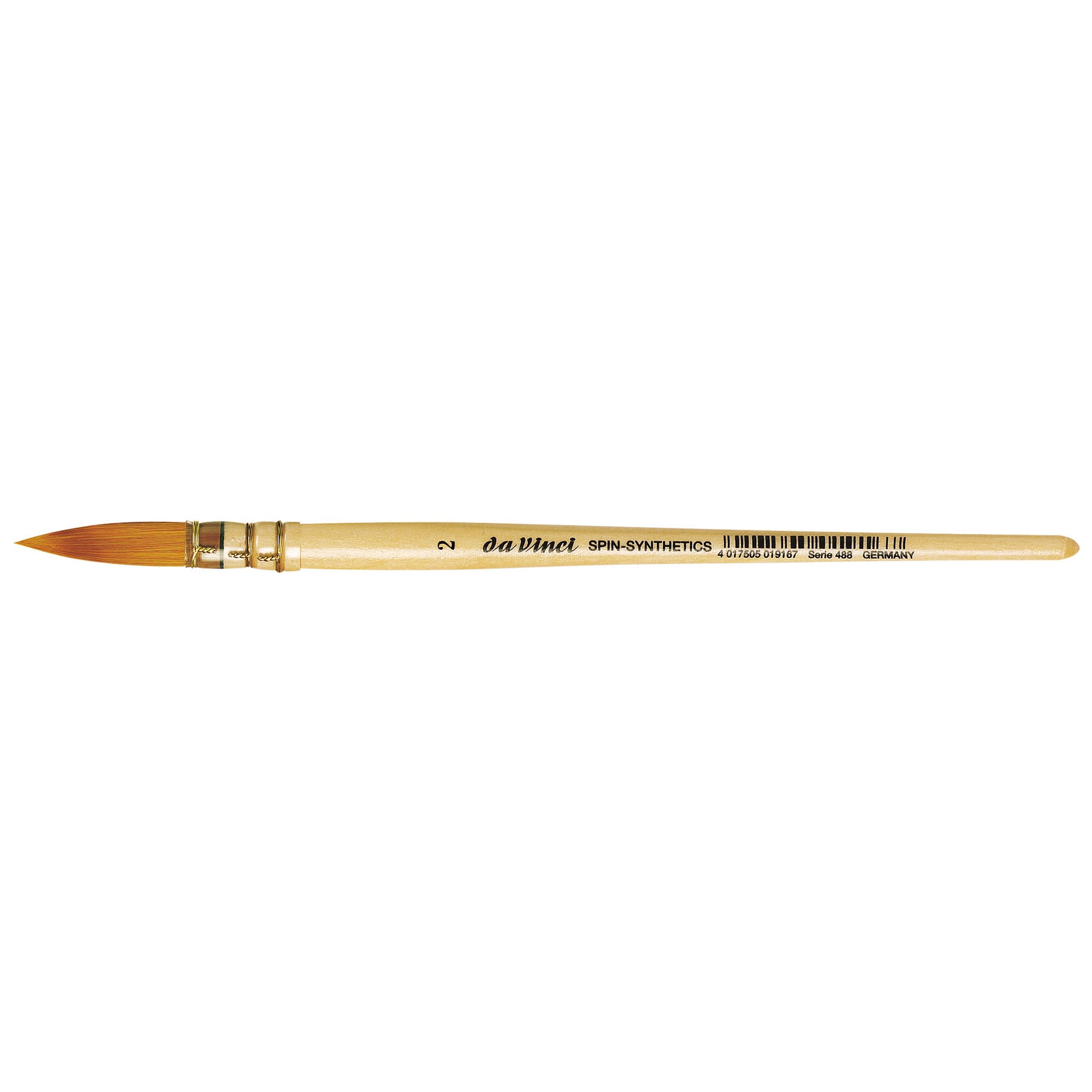COSMOTOP-SPIN Quill Brush, Synthetic, Watercolor & Indian Ink, Round, Series 488, Size 2