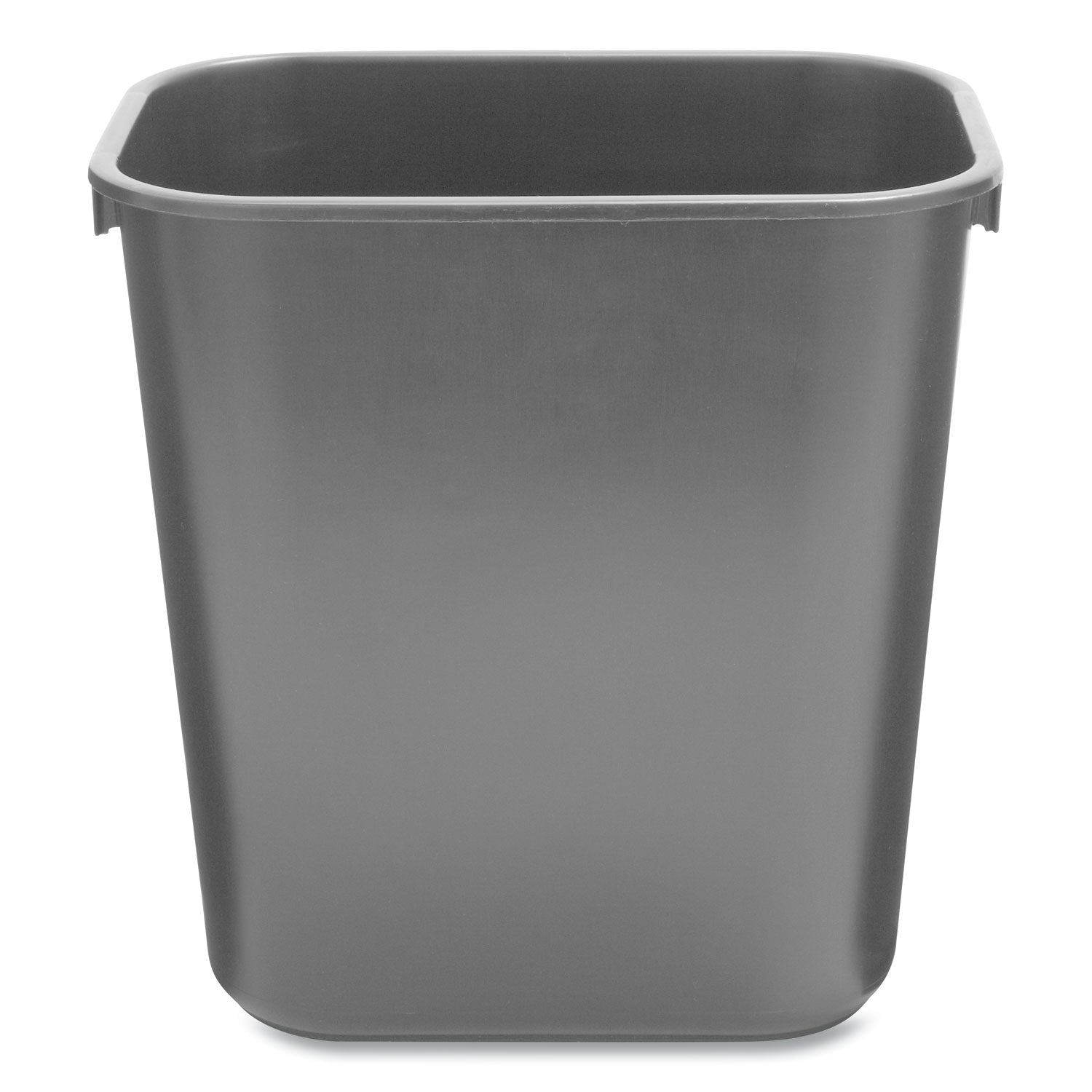 Rubbermaid Commercial 13 QT Standard Deskside Wastebasket - 3.25 gal Capacity - Rectangular - Durable, Dent Resistant, Rust Resistant, Easy to Clean - 12.1" Height x 8.3" Width x 11.4" Depth - Plastic - Black - 1 Each