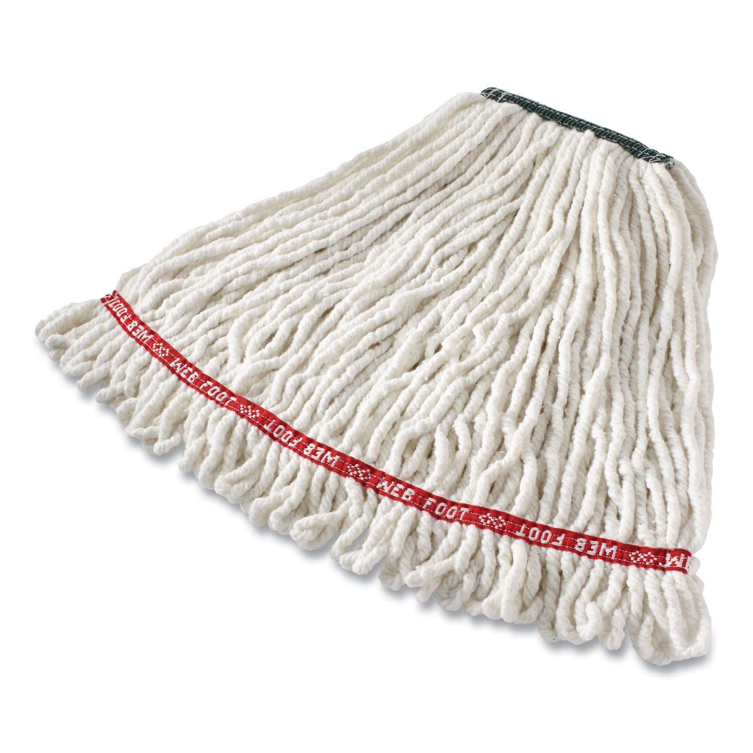 Rubbermaid Commercial Web Foot Shrinkless Wet Mop - Cotton, Synthetic Yarn, PVC - 1 Each