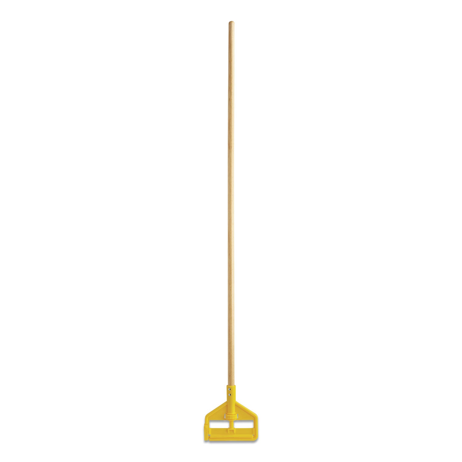 Invader Side-Gate Wood Wet-Mop Handle, 1" dia x 60", Natural, 12/Carton