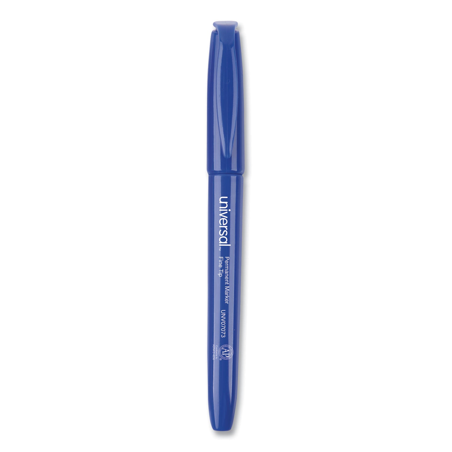 Pen-Style Permanent Marker, Fine Bullet Tip, Blue