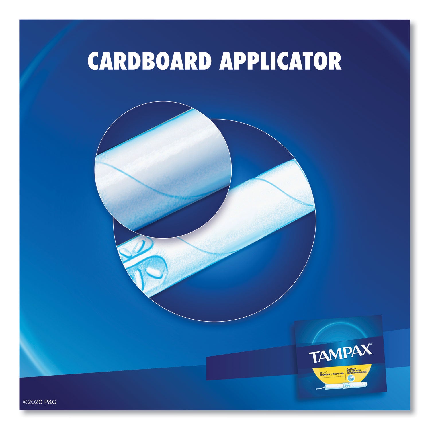 Regular - Cardboard Applicator - Flushable, Individually Wrapped - 500 - 500 / Carton