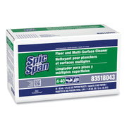 Spic and Span Floor Cleaner Concentrate, 3 fl oz, Non-corrosive, Slip Resistant, Green Translucent, 45 per Carton