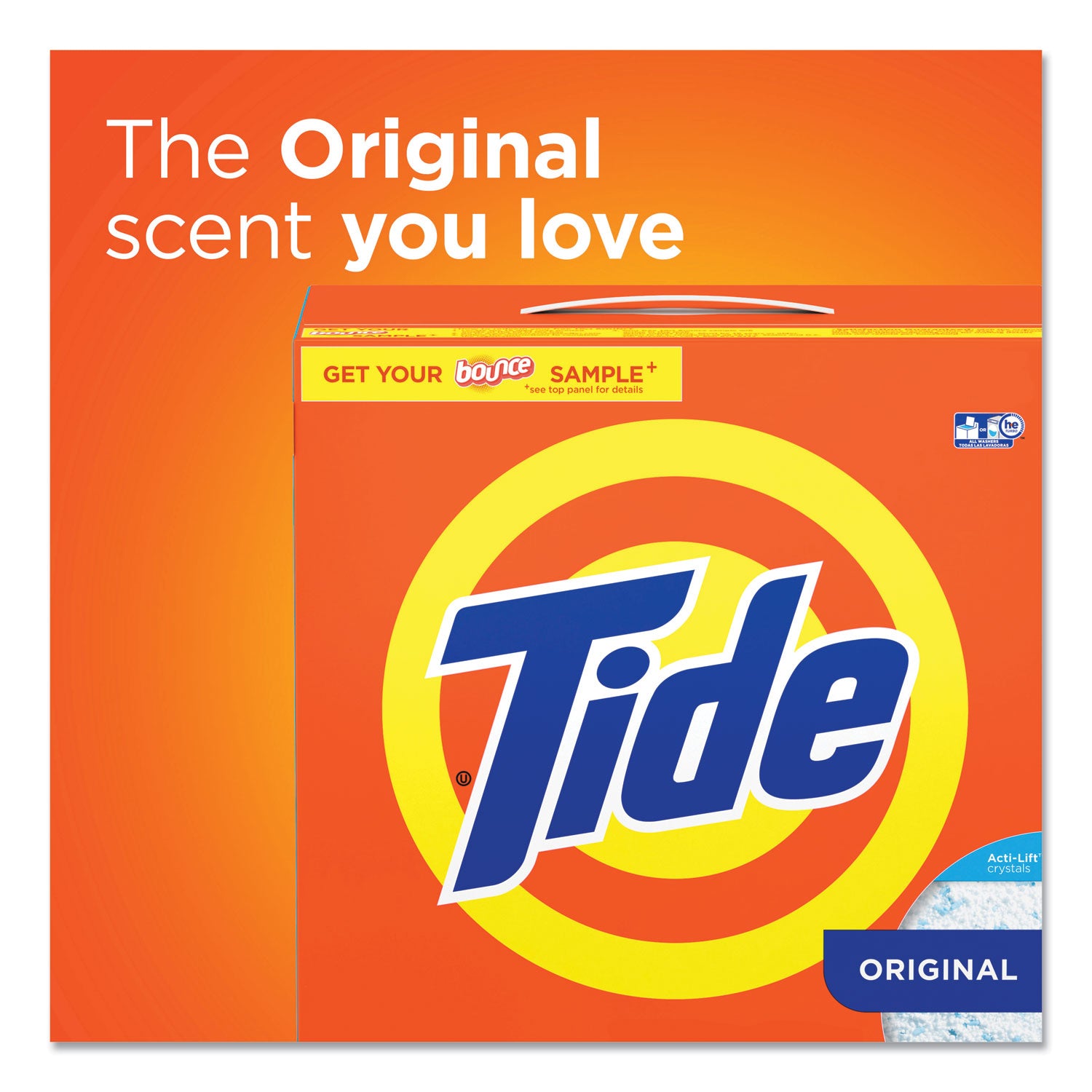 Powder Laundry Detergent, HE Compatible, Original Scent, 143 oz Box, 2/Carton