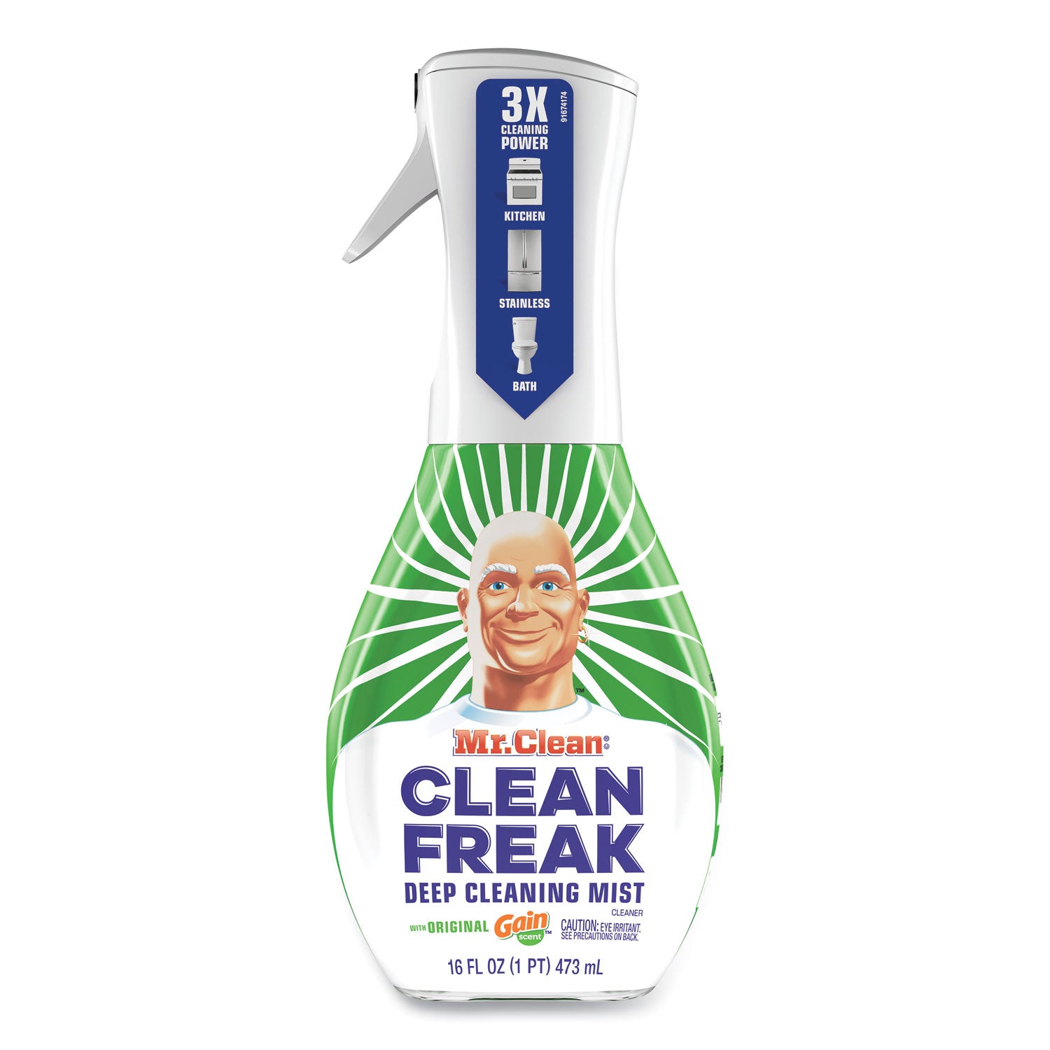 Mr. Clean Deep Cleaning Mist - 16 fl oz (0.5 quart) - Gain Scent - Easy to Use, Disinfectant, Deodorize - Multi - 1 Each