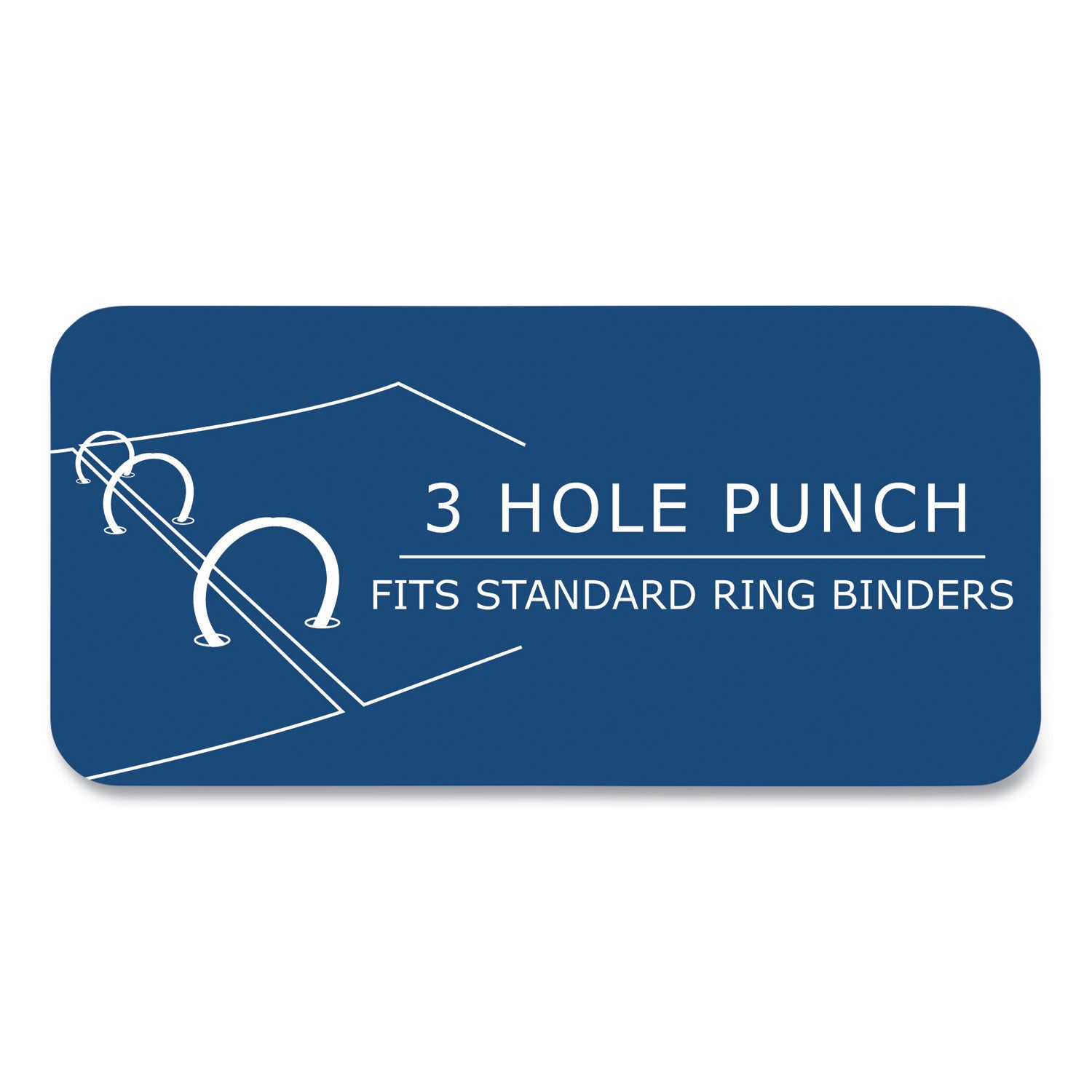 Notebook Filler Paper, 3-Hole, 8 X 10.5, Wide/Legal Rule, 100/Pack