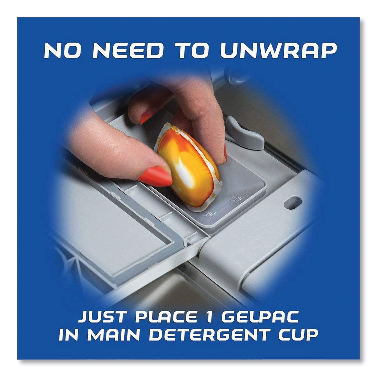 Finish All-n-1 Detergent Gelpacs - 1.3 fl oz (0 quart) - Orange Scent - Orange - 54 / Box