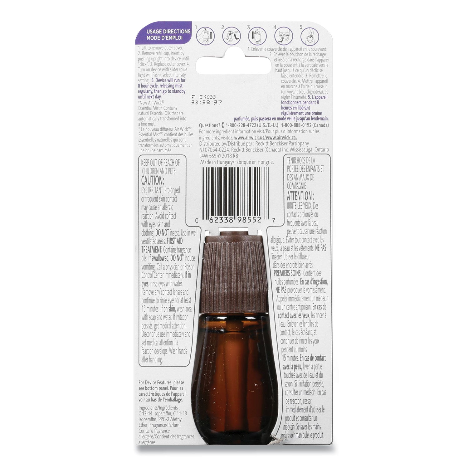 Oil - 0.7 fl oz (0 quart) - Lavender & Almond Blossoms - 45 Day - Long Lasting - 1 Each