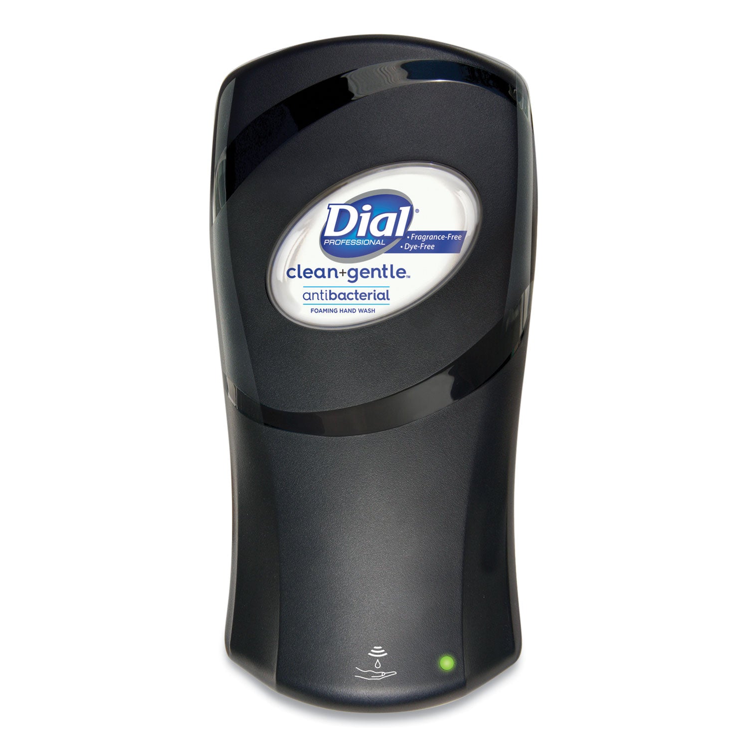 Dial FIT Touch-Free Dispenser - Automatic - 1.06 quart Capacity - Support 4 x D Battery - Refillable, Durable, Touch-free - Slate - 1 Each