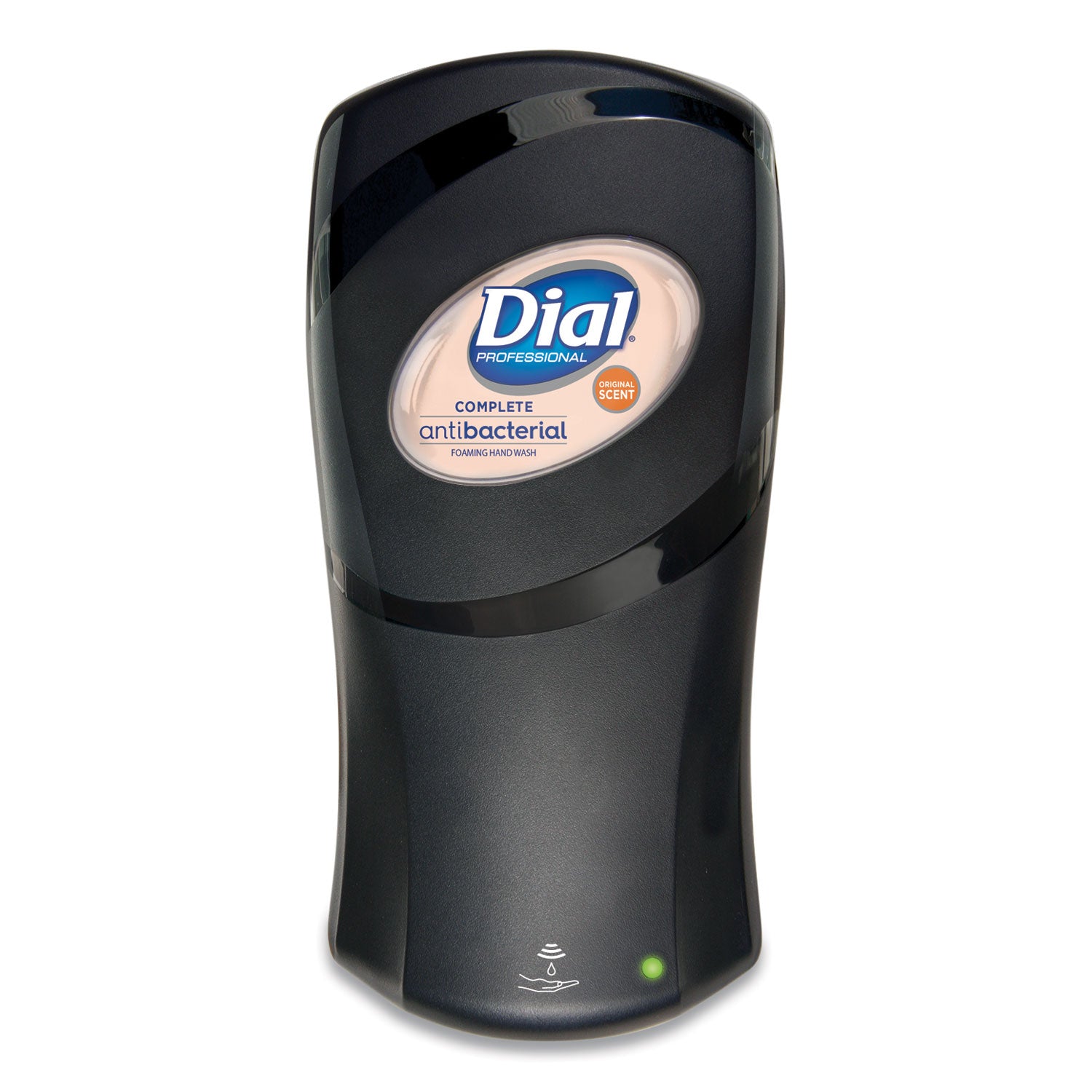 Dial FIT Touch-Free Dispenser - Automatic - 1.06 quart Capacity - Support 4 x D Battery - Refillable, Durable, Touch-free - Slate - 1 Each