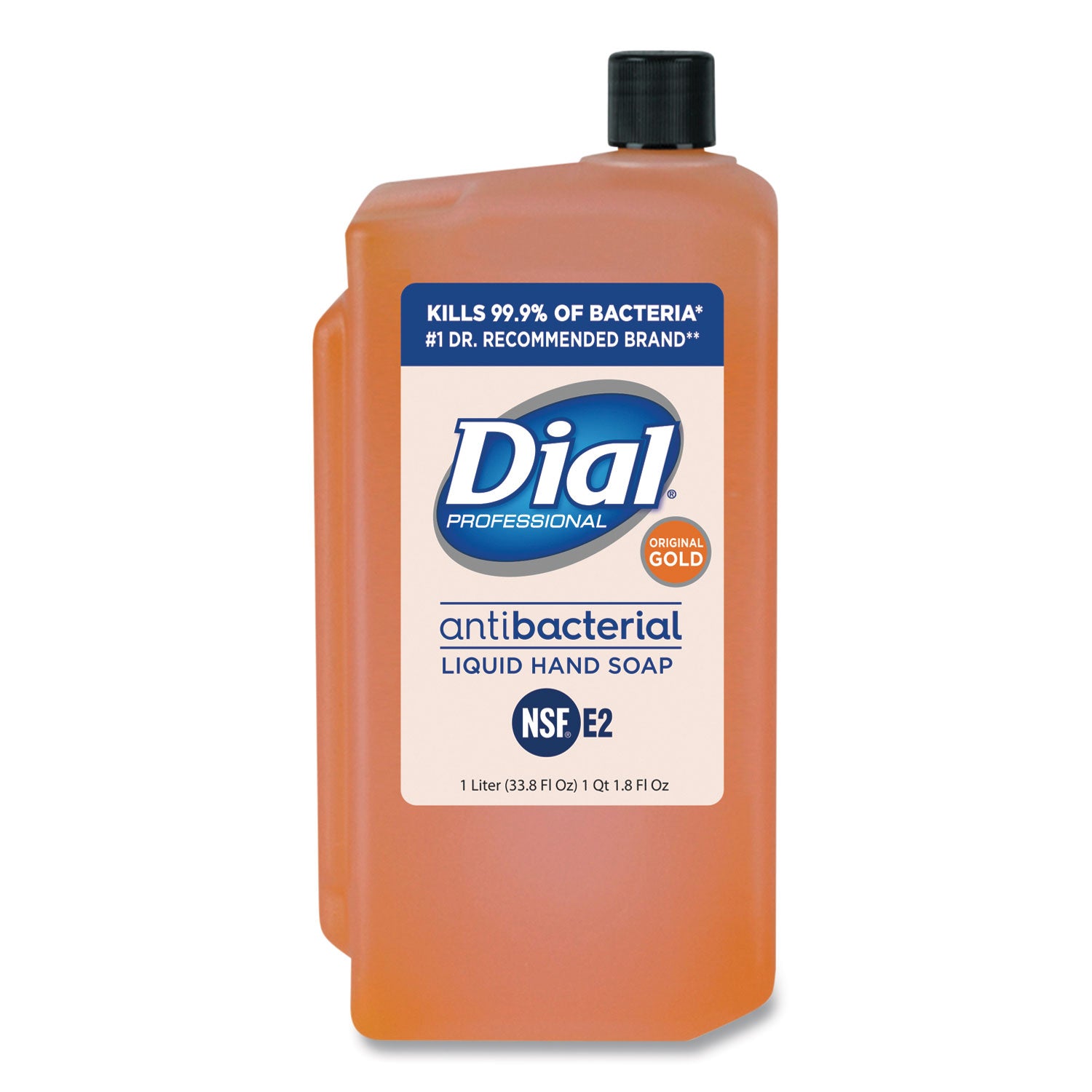 Dial Gold Antibacterial Liquid Hand Soap Refill, 1.06 Quart, Orange, 1 Each
