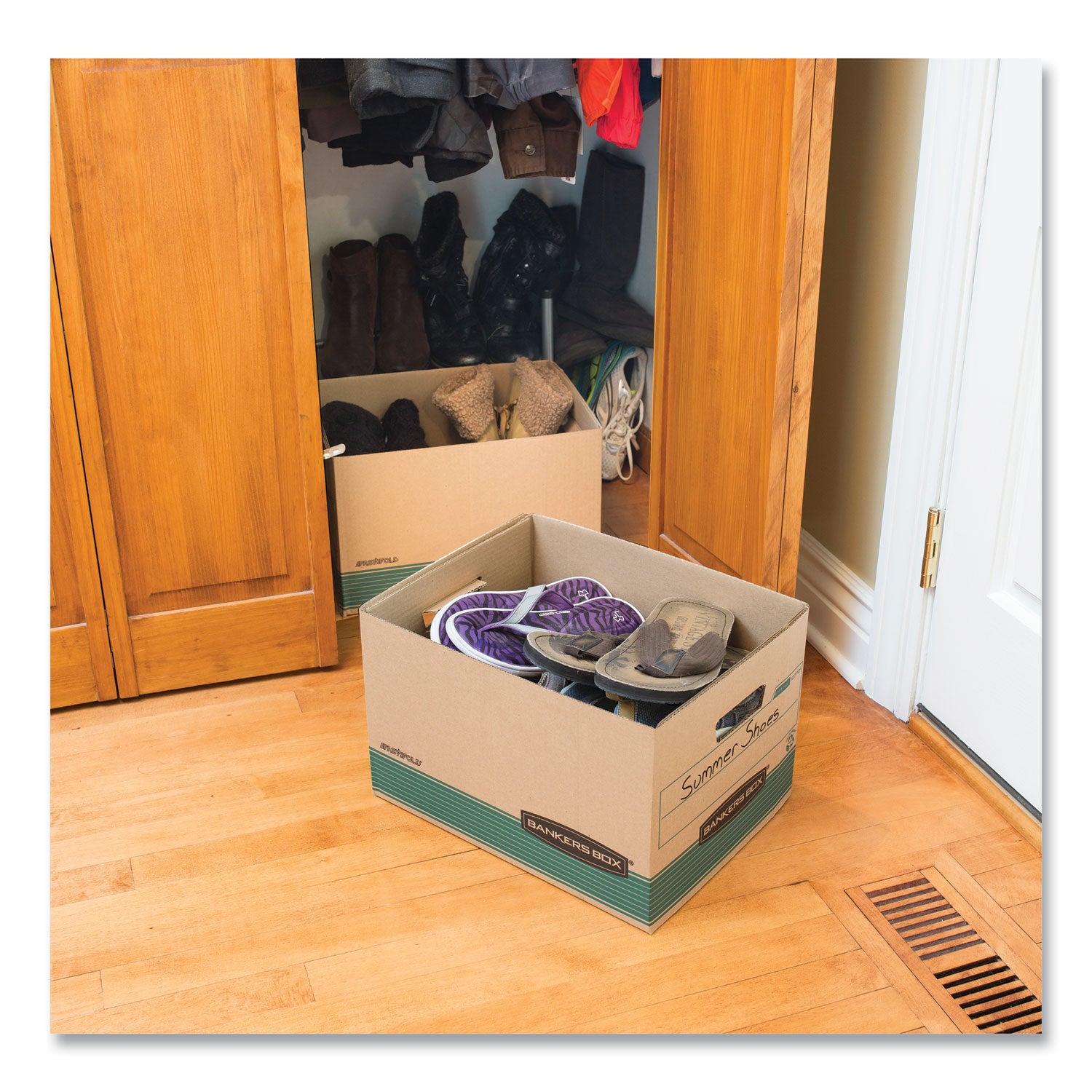 Internal Dimensions: 12" Width x 15" Depth x 10" Height - External Dimensions: 12.5" Width x 16.3" Depth x 10.3" Height - Media Size Supported: Letter, Legal - Lift-off Closure - Medium Duty - Stackable - Kraft, Green - For File - Recycled - 12 / Carton