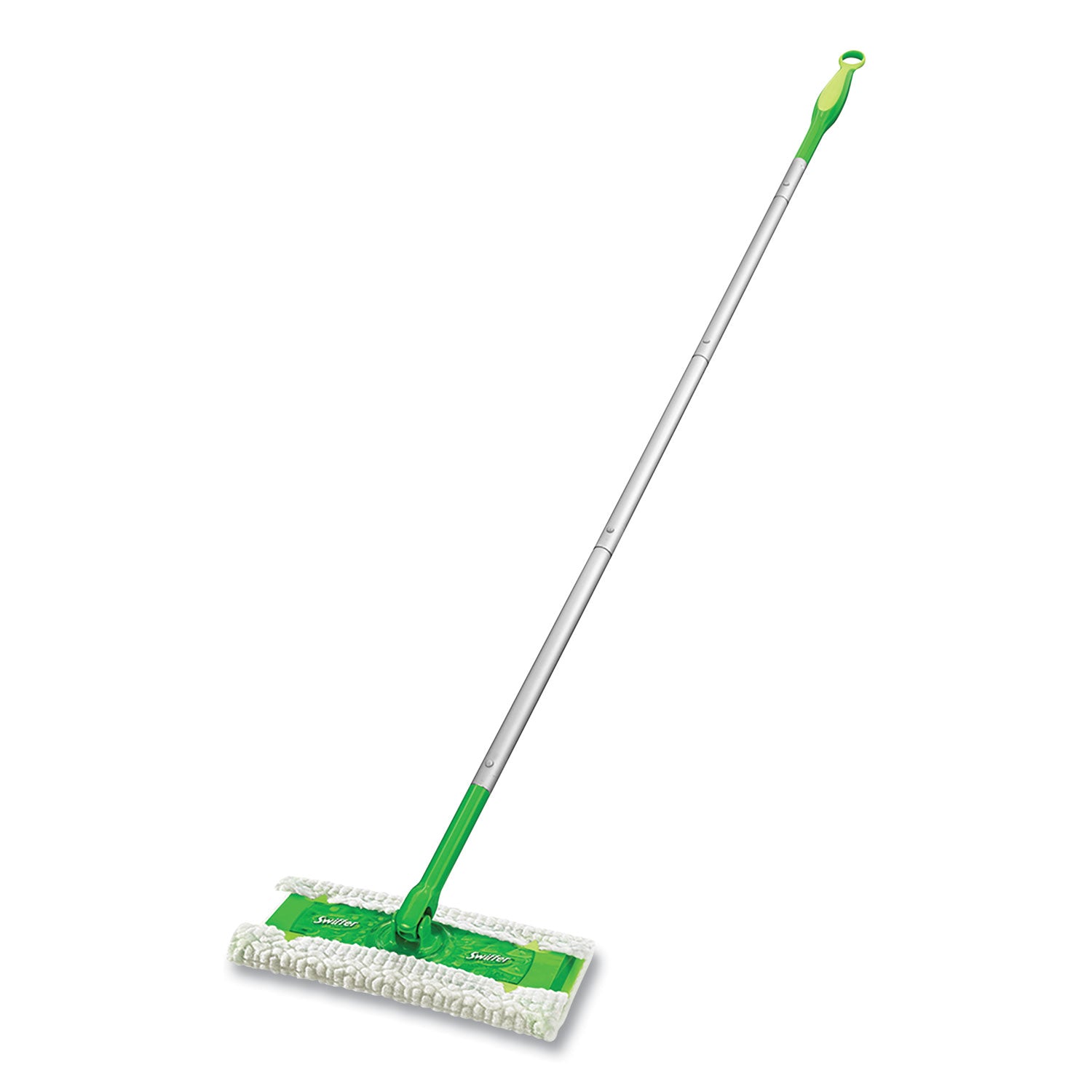 Swiffer Professional Sweeper - 10" Width Head - Swivel Head, Lightweight - Green - 3 / Carton