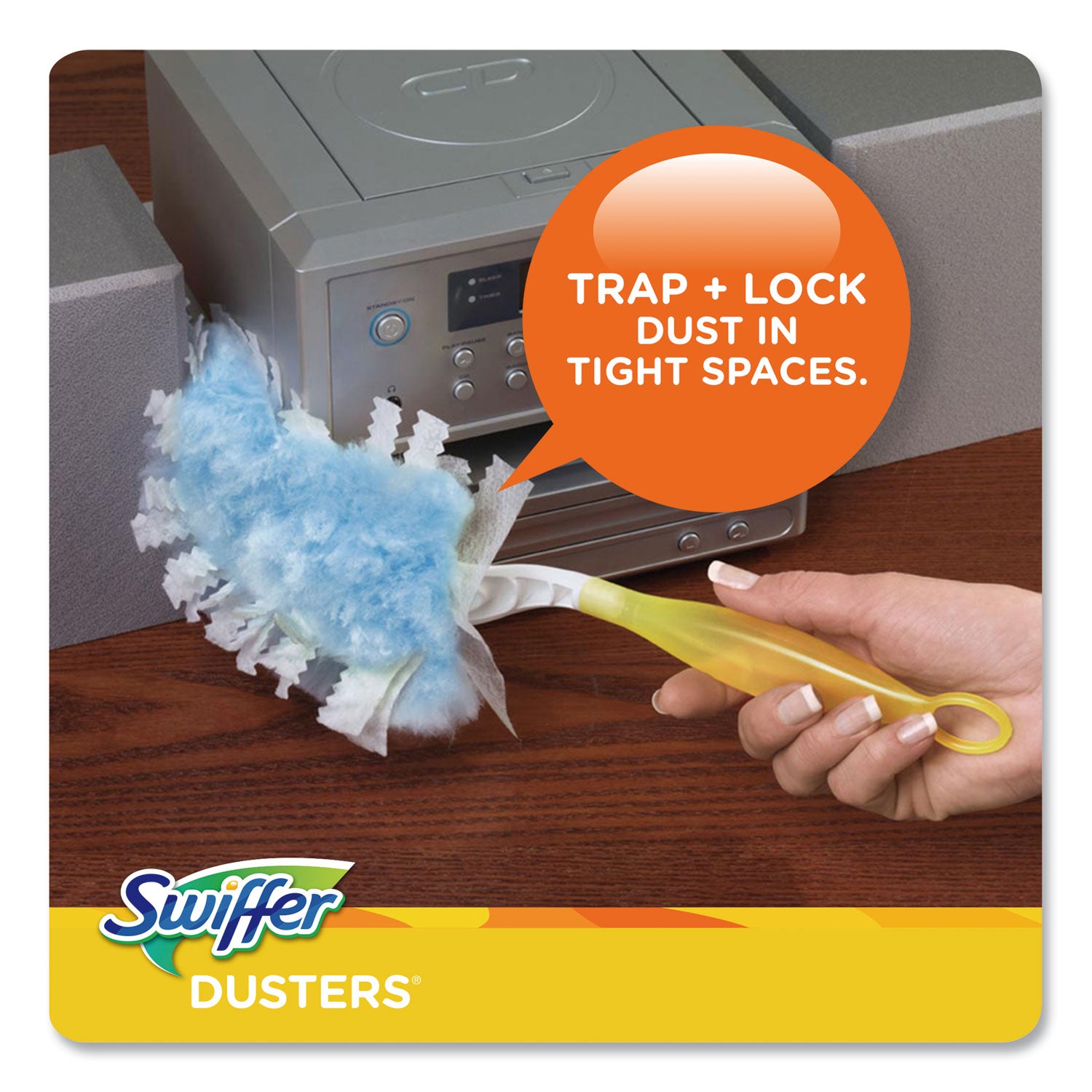 Swiffer Unscented Dusters Refills, Fiber, Blue, 10/Box, 4 Boxes per Carton