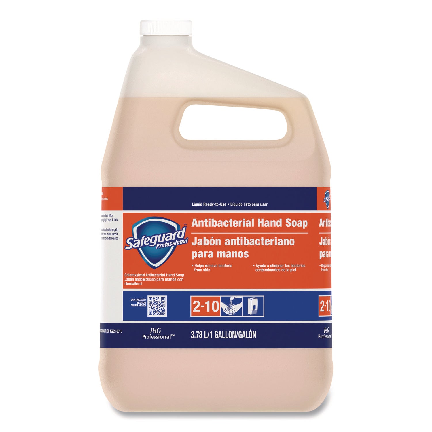 1 gal - Bacteria Remover, Dirt Remover, Kill Germs - Hand - Moisturizing - Antibacterial - Peach - Rich Lather - 1 Carton