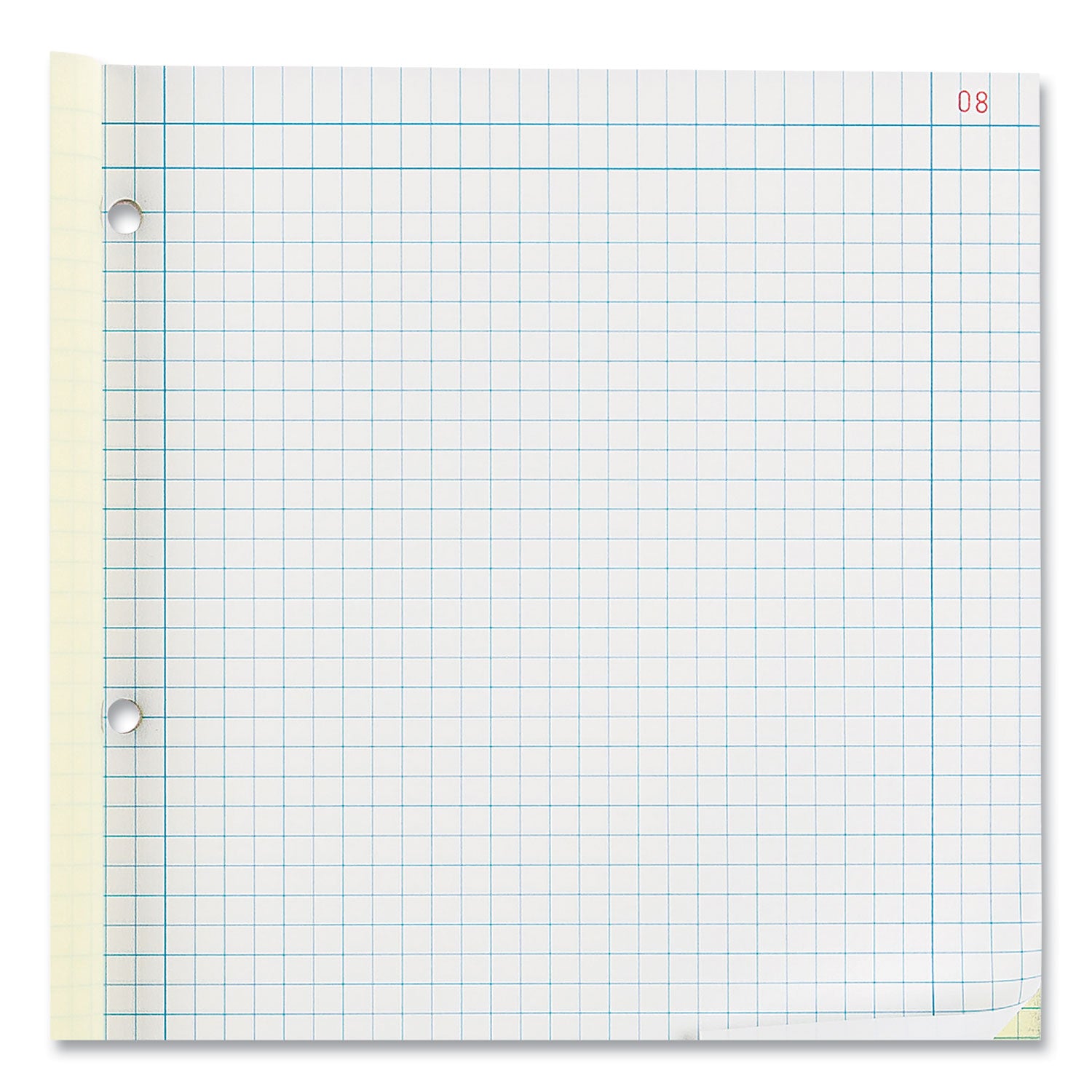 200 Sheets - Sewn - 9 1/4" x 11" Sheet Size - Brown Paper - Brown Pressboard Cover - Micro Perforated, Numbered, Perforated, Punched - 1 Each