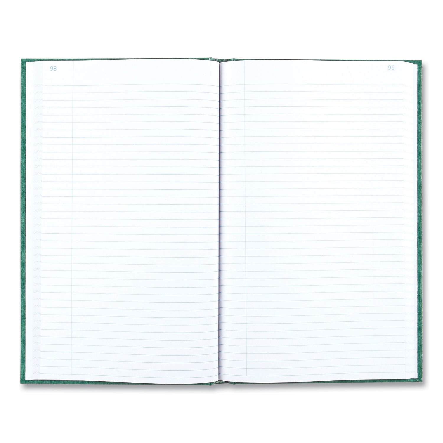 Rediform Emerald Series Account Book - 500 Sheet(s) - Gummed - 7.25" x 12.25" Sheet Size - Green - White Sheet(s) - Green Print Color - Green Cover - Recycled - 1 Each