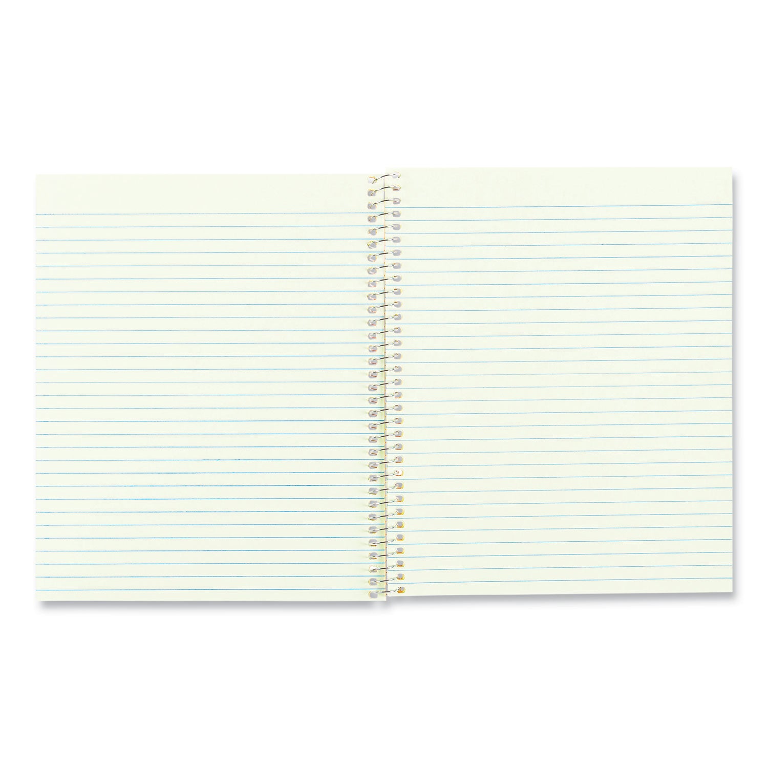 Rediform Brown Board 1-Subject Notebooks - 80 Sheets - Coilock - Red Margin - 16 lb Basis Weight - 6 7/8" x 8 1/4" Sheet Size - Green Paper - Brown Board Cover - Micro Perforated, Subject, Punched - 1 Each