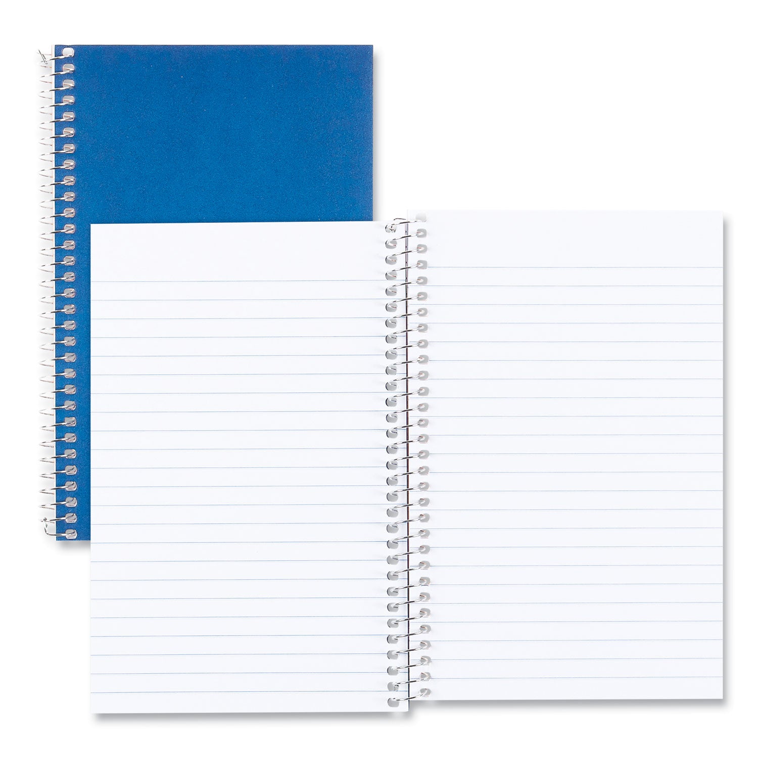 150 Sheets - Coilock - 16 lb Basis Weight - 6" x 9 1/2" Sheet Size - White Paper - Blue Cover - Divider - 1 Each