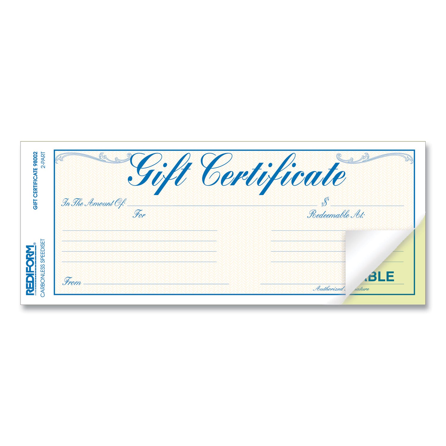 8.5" Width x 3.7" Length - Blue - 25 / Pack