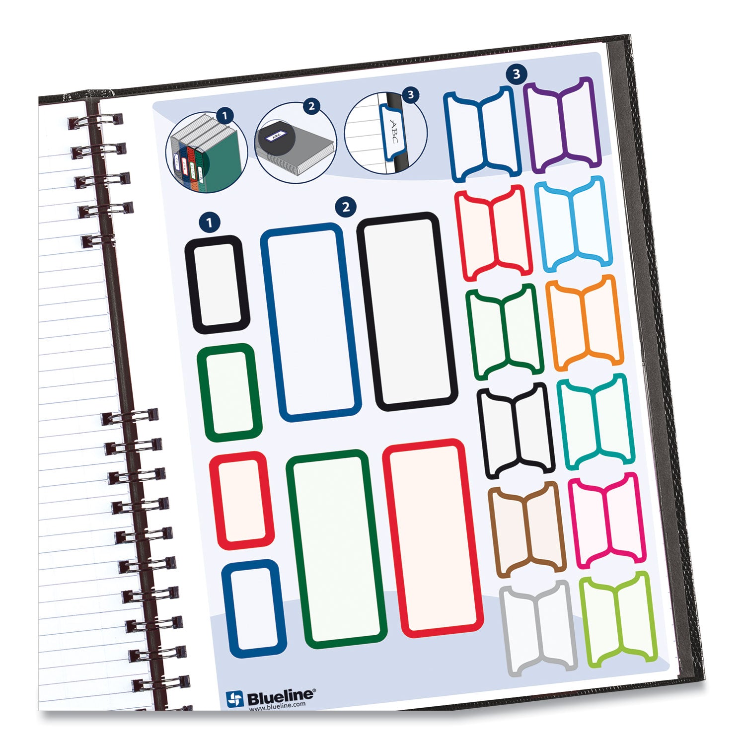 Rediform NotePro Twin-Wire Composition Notebook, Letter Size, 200 Sheets, 8.5" x 11", White Paper, Black Lizard Hard Cover, Micro Perforated, 1 Each
