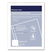 100 Sheets - Plain - Stapled/Glued - 20 lb Basis Weight - Letter - 8 1/2" x 11" Sheet Size - White Paper - Heavyweight, Reinforced Edges, Punched - 1 Pack