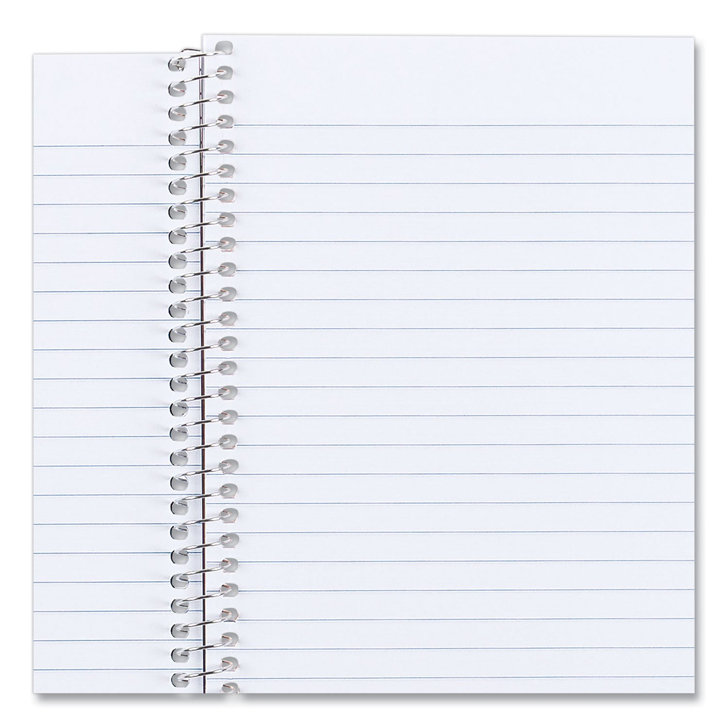 Rediform Kolor-Kraft 1-Subject Notebooks - 80 Sheets - Coilock - 16 lb Basis Weight - 5" x 7 3/4" Sheet Size - White Paper - Blue Cover - Perforated - 1 Each