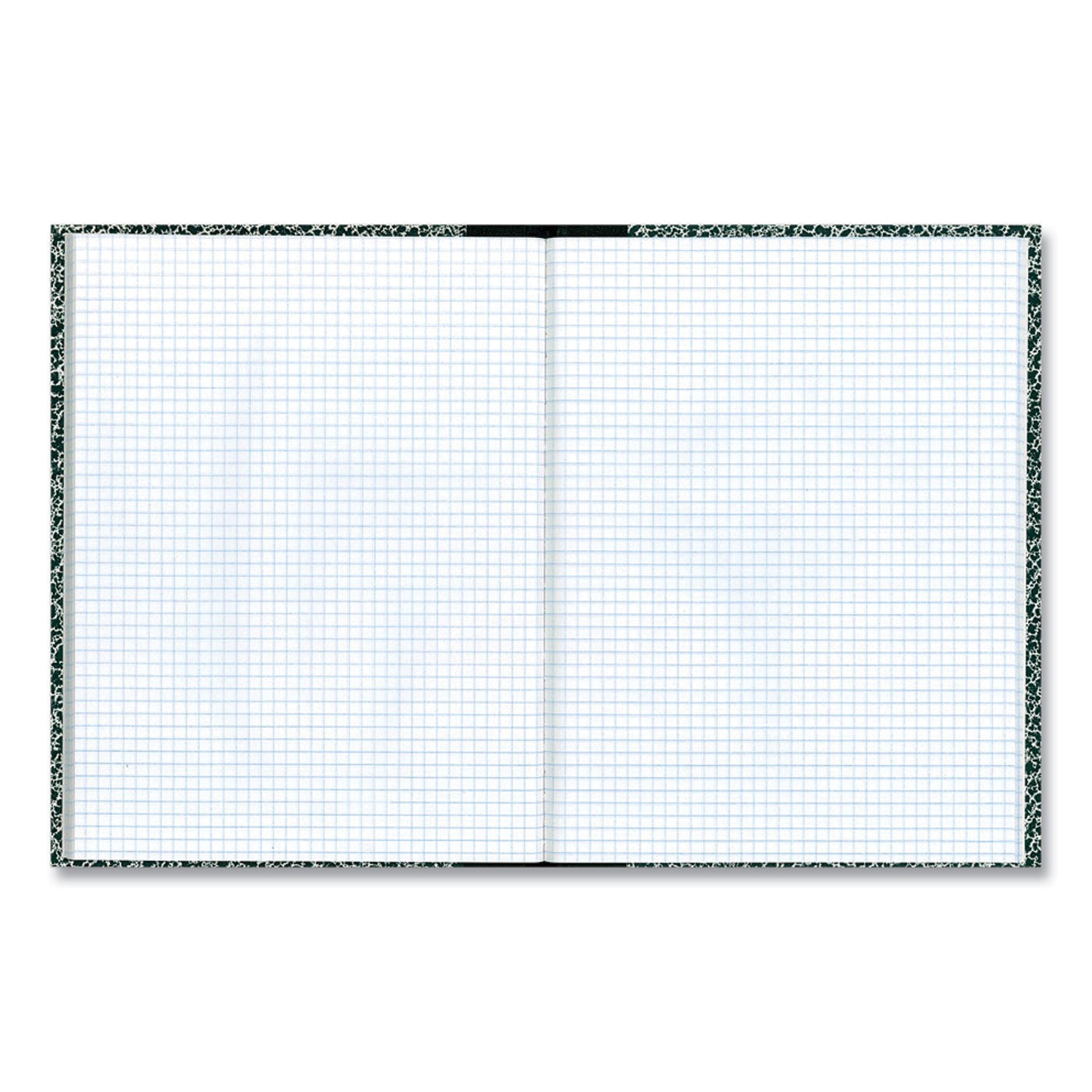 Rediform Lab Composition Notebook - 60 Sheets - Sewn - 7 7/8" x 10 1/8" Sheet Size - White Paper - Green Marble Cover - Recycled - 1 Each