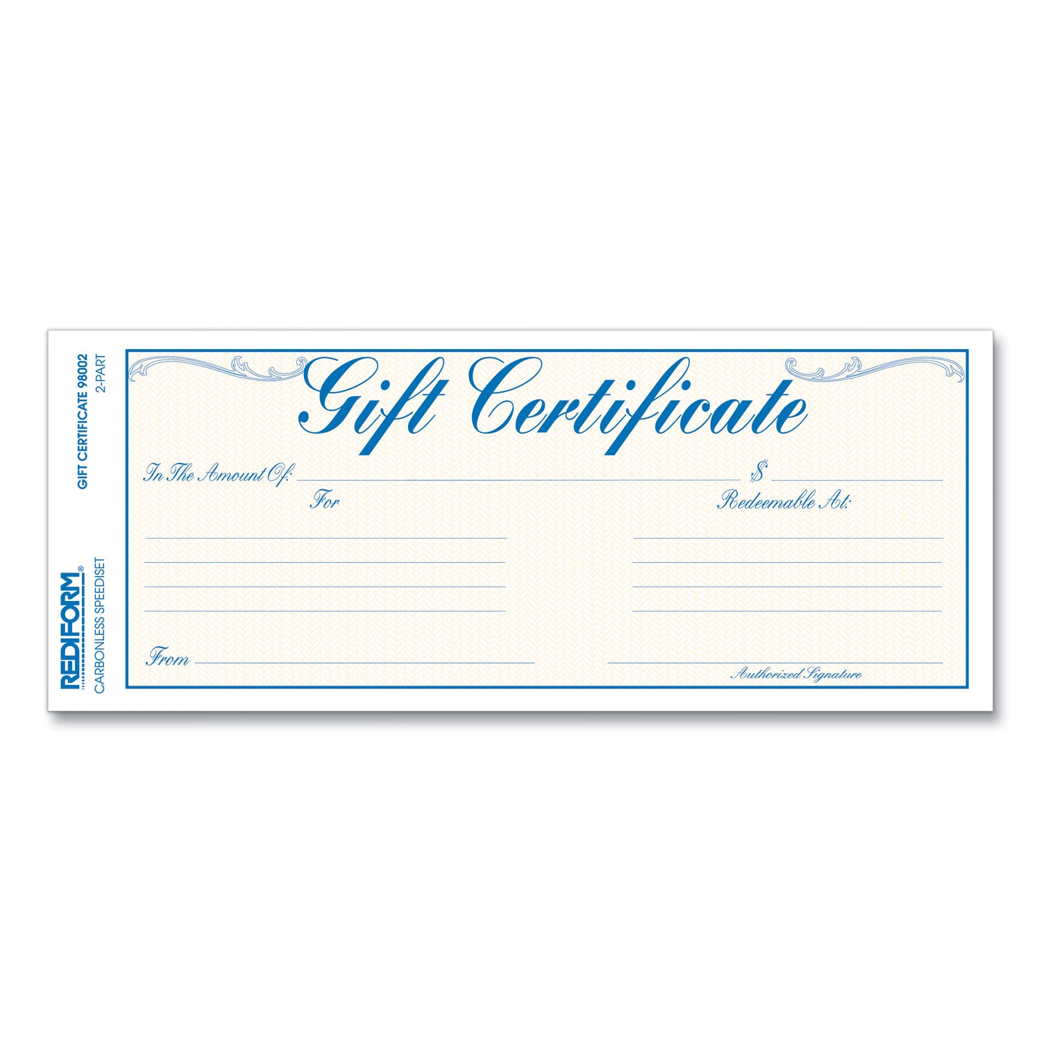 8.5" Width x 3.7" Length - Blue - 25 / Pack