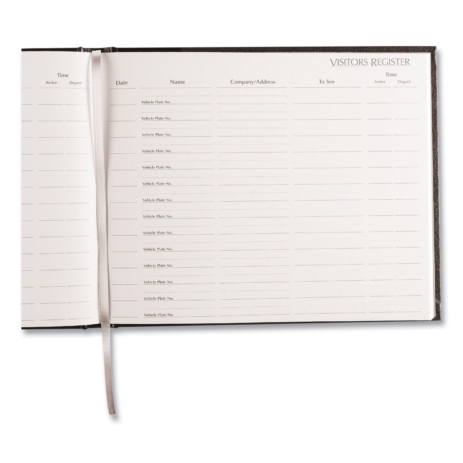 125 Sheet(s) - Sewn Bound - 8.50" x 9.12" Sheet Size - White Sheet(s) - Black Cover - Recycled - 1 Each