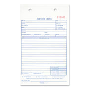 50 Sheet(s) - 2 Part - Carbonless Copy - 5.50" x 8.50" Sheet Size - Assorted Sheet(s) - Blue, Red Print Color - 1 Each