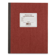 75 Sheets - Ruled Margin - 9 1/4" x 11 3/4" Sheet Size - Green Paper - Brown Pressboard Cover - Numbered - Recycled - 1 Each