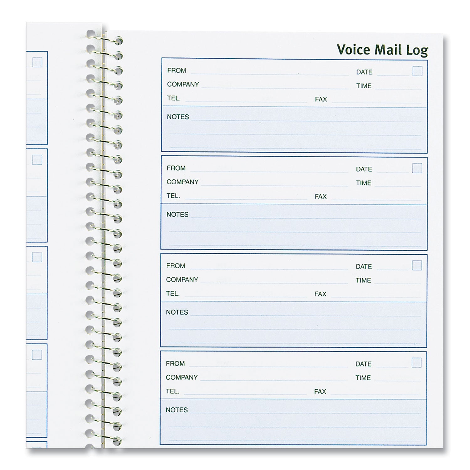 600 Sheet(s) - Wire Bound - 1 Part - 5.62" x 10.62" Sheet Size - White - White Sheet(s) - Blue Print Color - White Cover - Recycled - 1 Each