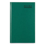 Rediform Emerald Series Account Book - 300 Sheet(s) - Gummed - 7.25" x 12.25" Sheet Size - White Sheet(s) - Green Print Color - Green Cover - Recycled - 1 Each
