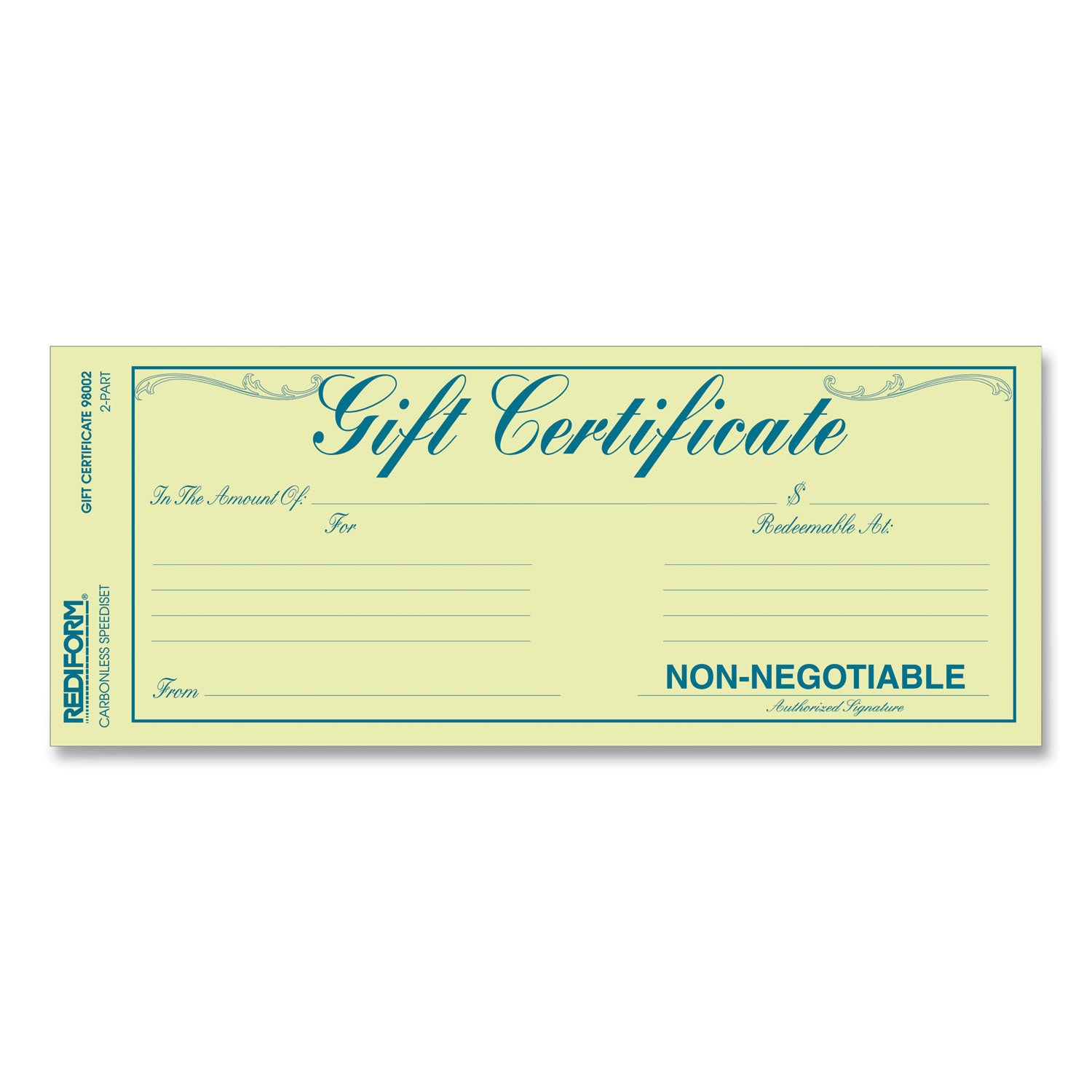 8.5" Width x 3.7" Length - Blue - 25 / Pack